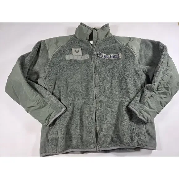 Military Jacket Large Regular Fleece Cold Weather Air Force - Picture 1 of 4